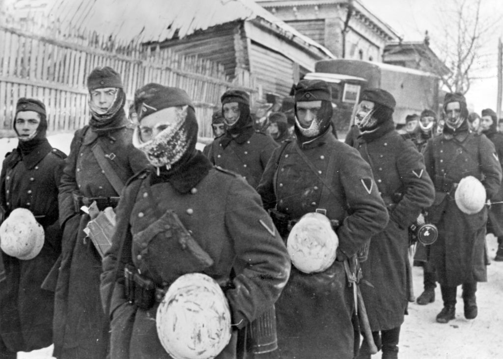 Немецкие солдаты во время операции Барбаросса